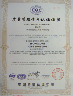 ISO9001质量管理体系认证中文